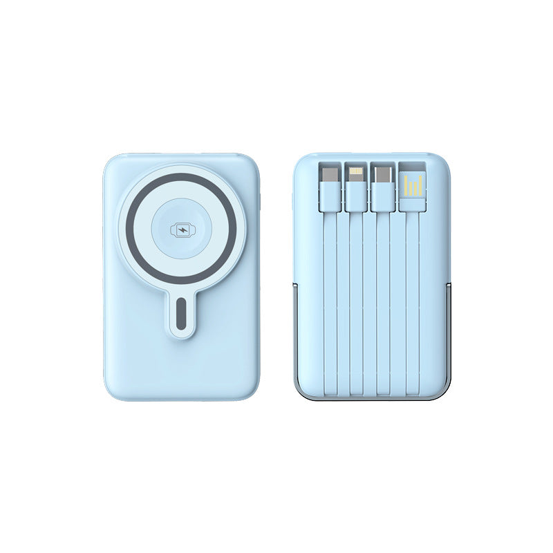 Tragbare Magsafe Powerbank mit Multifunktionalen Usb-Anschlüssen und LED-Batterieanzeige Brehn