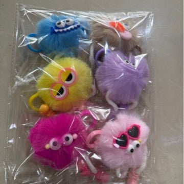 Plüschmonster Schlüsselanhänger Set Brehn