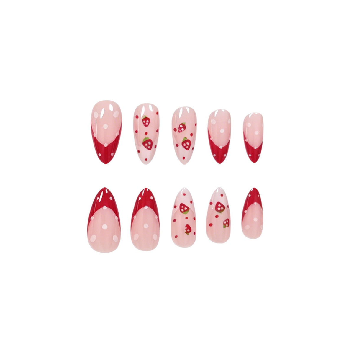 Stylische mandelförmige Nagelvergrößerungen Brehn