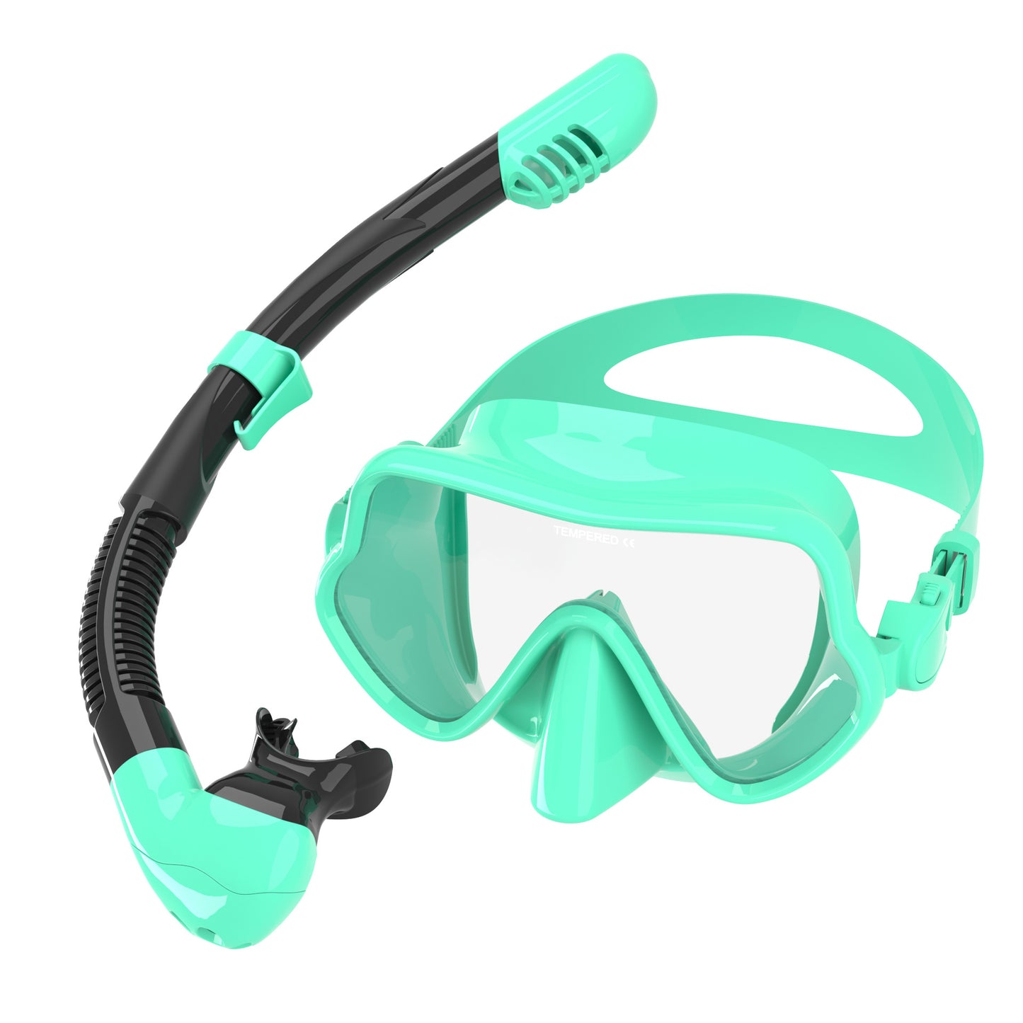 Ergonomische Tauchmaske mit Flexibler Atemröhre Brehn