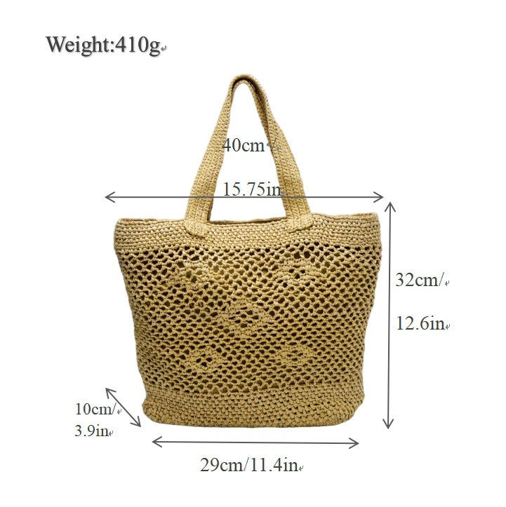 Eleganter Makramee Shopper Brehn