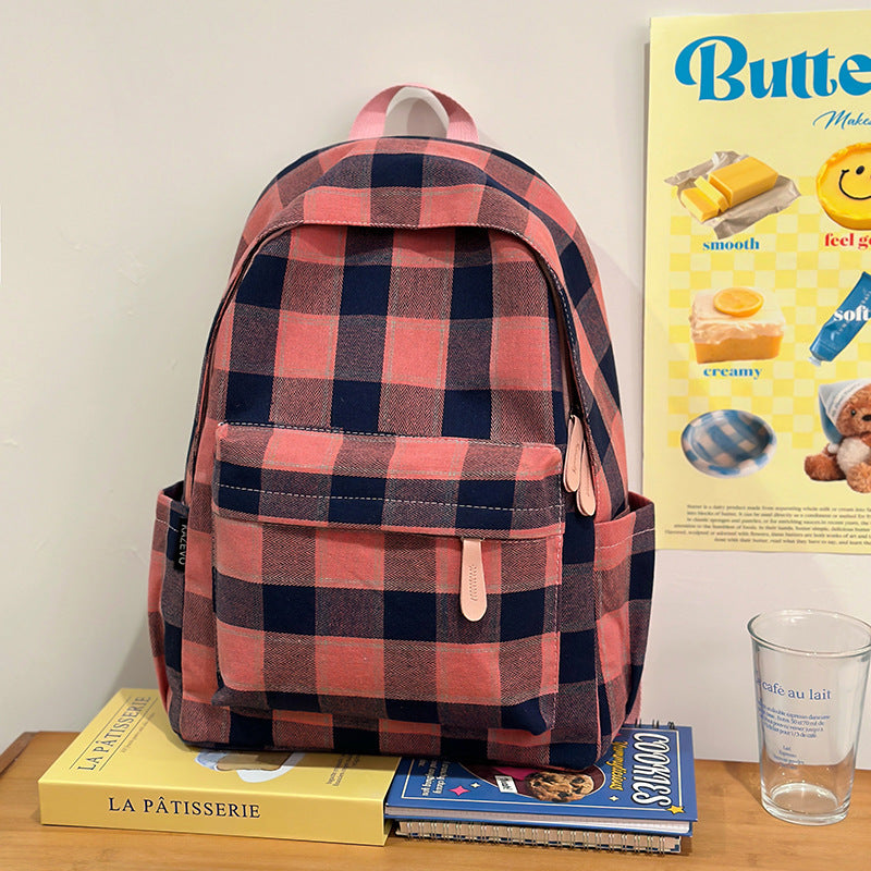 Karo-Muster Freizeit Rucksack Brehn
