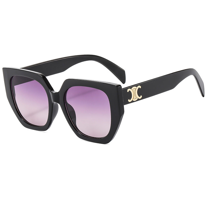 Damen Statement-Sonnenbrille mit glamourösem Rahmen Brehn