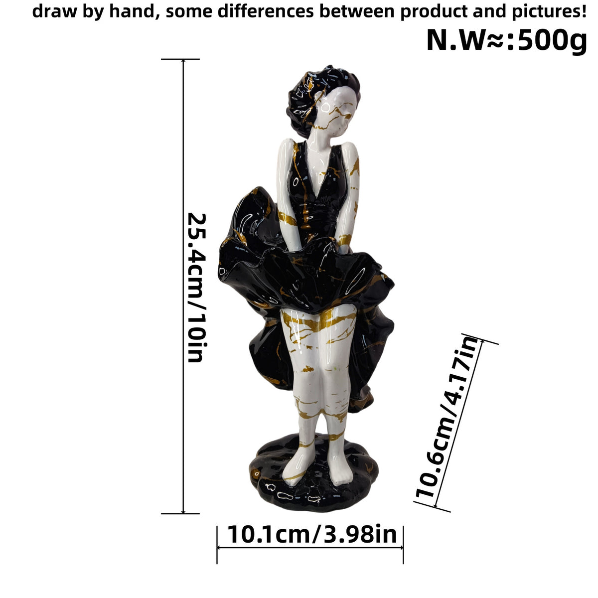 Kunstvolle Figur mit Stranddesign Brehn