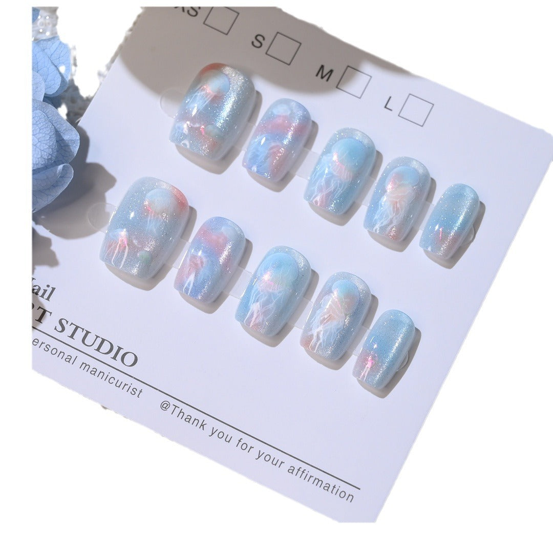 Elegantes Press-On Nagelkunst-Set Brehn