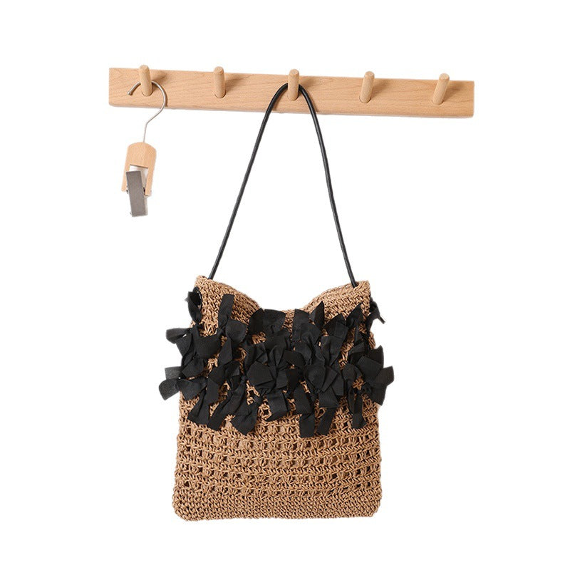Handgefertigte Strandtasche mit Dekorativen Schleifen Brehn