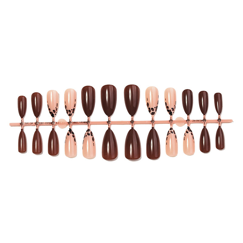 Premium Glänzende Press-On Nagelspitzen Set Brehn