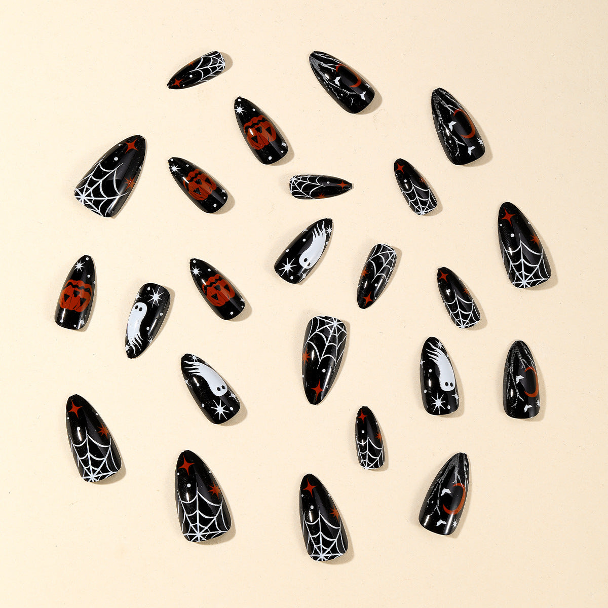 Halloween-Themen 3D Nagelkunst Brehn
