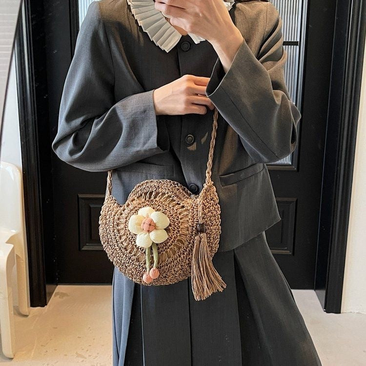 Handgearbeitete Blumen Tasche Brehn