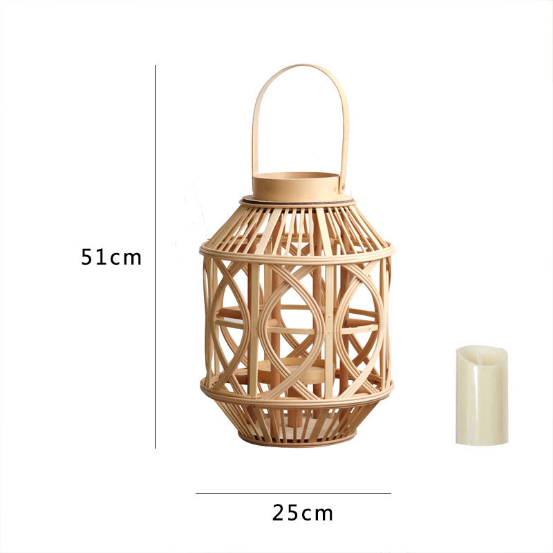 Dekorative Rattanhängelampe Brehn
