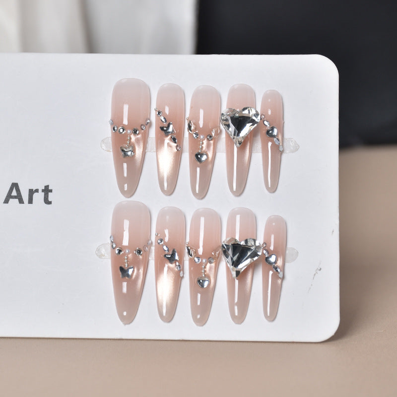 Glamourös Dekorativer Press-On Nagelset Brehn