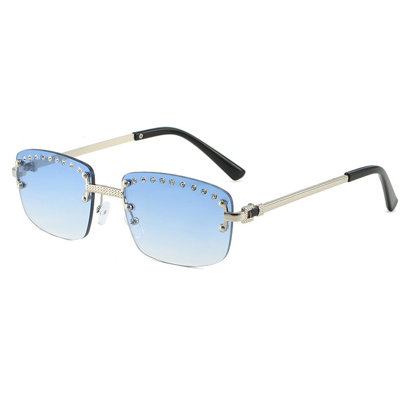 Damen elegante Sonnenbrille mit funkelnden Kristallakzenten Brehn