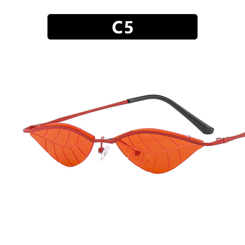Damen Cat-Eye Sonnenbrille mit innovativem Blattdesign Brehn
