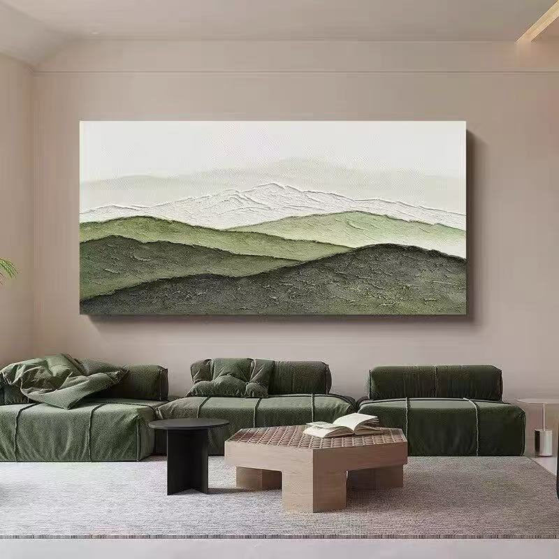 Texturierte Landschaft Leinwand Kunst