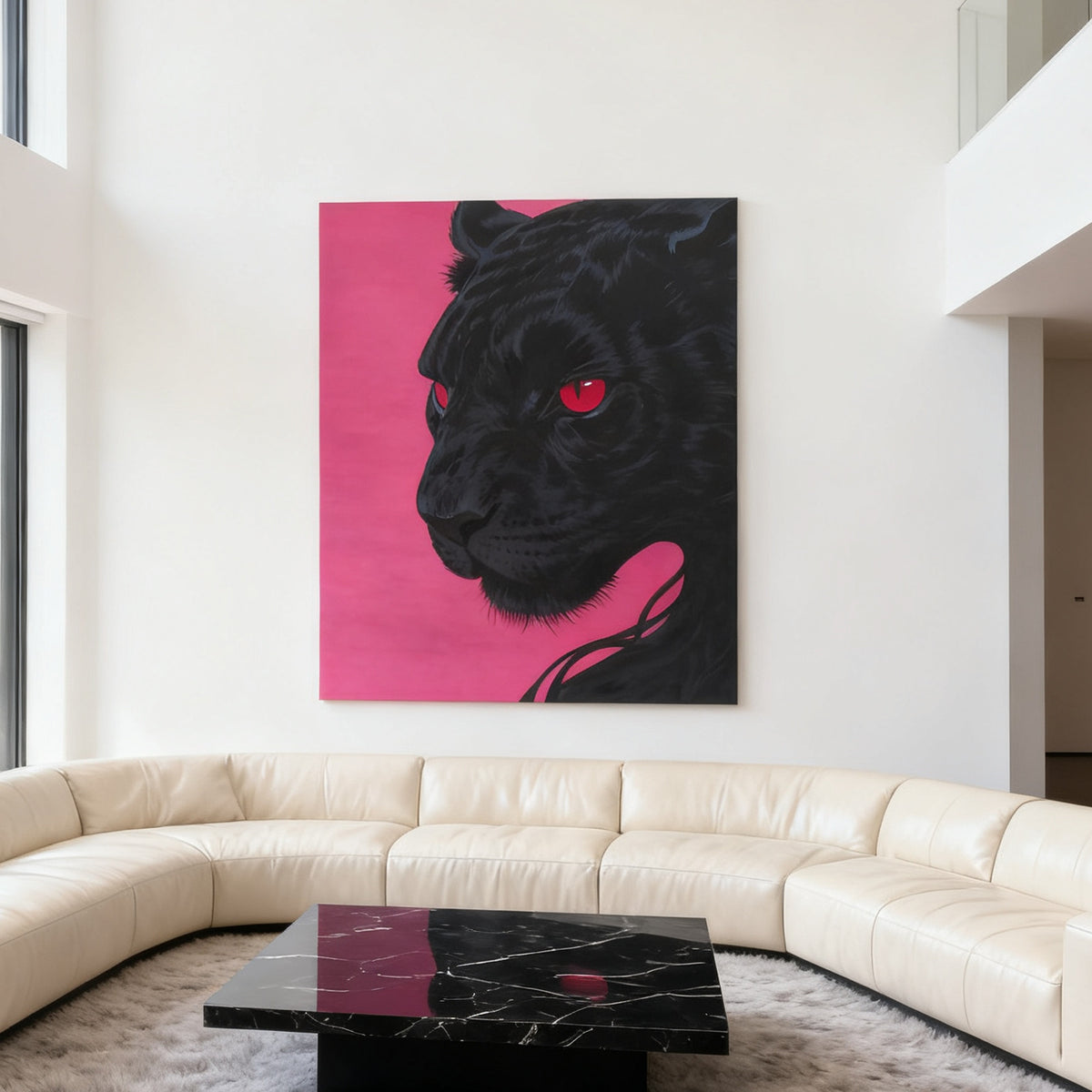 Panther-Themen Leinwand Wandkunst