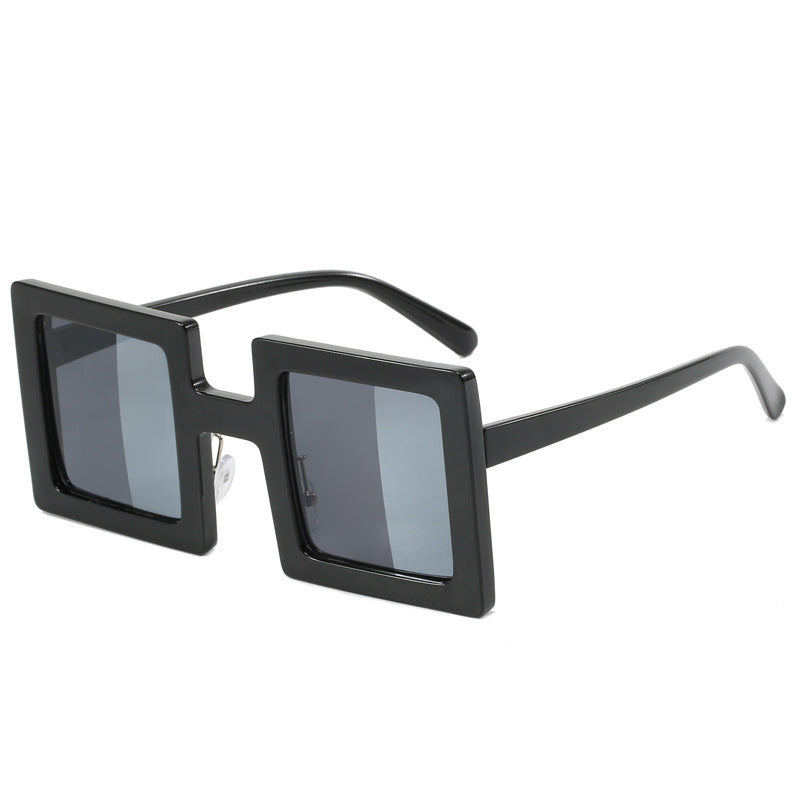 Damen modische quadratische Sonnenbrille mit einzigartigem, klarem Design Brehn