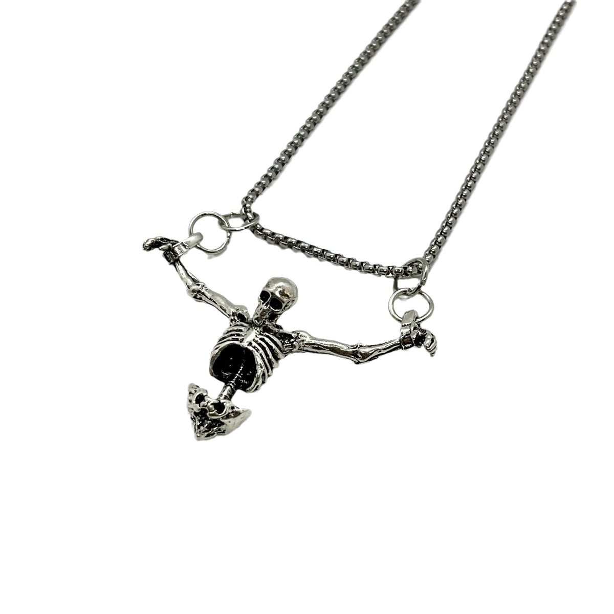 Skeleton Anhänger Halskette Brehn