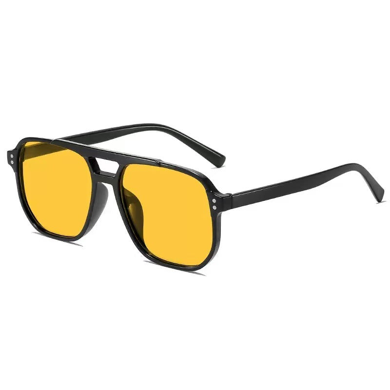 Stylische Quadratische Rahmen Sonnenbrille Brehn