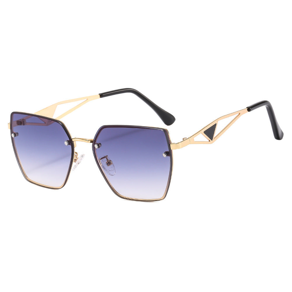 Damen geometrische Sonnenbrille mit filigranem Design Brehn