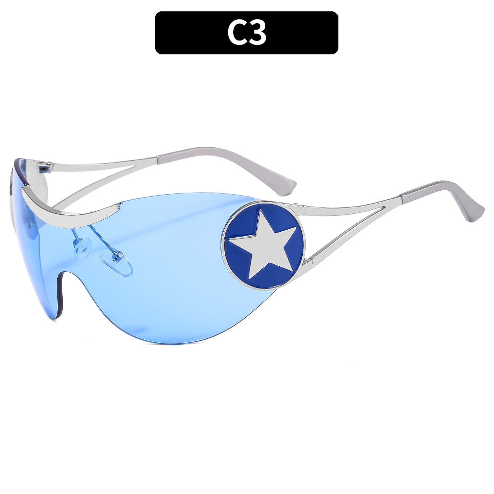 Star-Detail Schildkröt Sonnenbrille