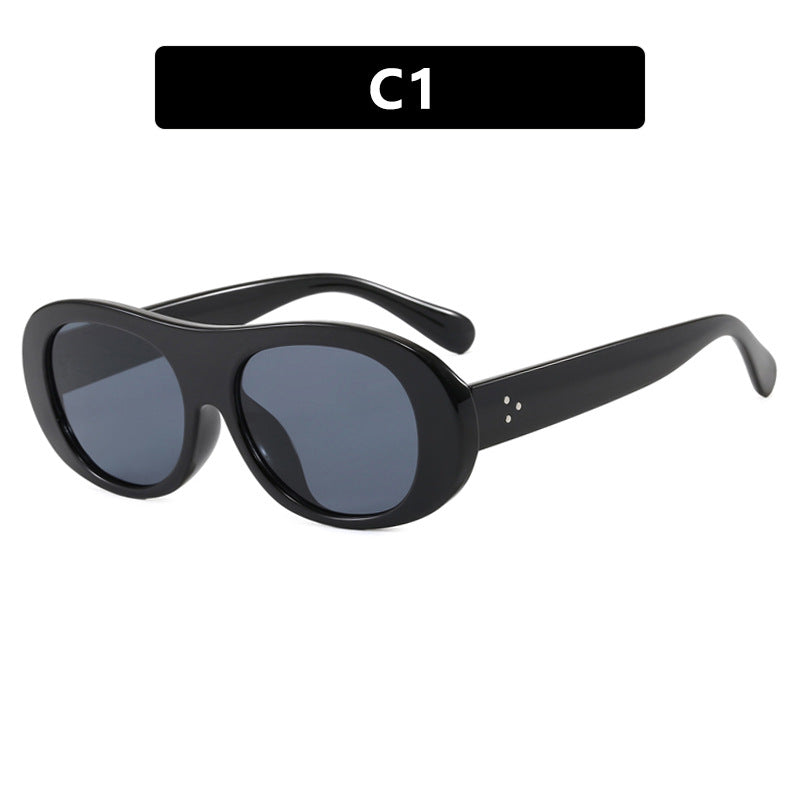Damen modische Oversized-Sonnenbrille mit elegantem Schildkrötenmuster Brehn