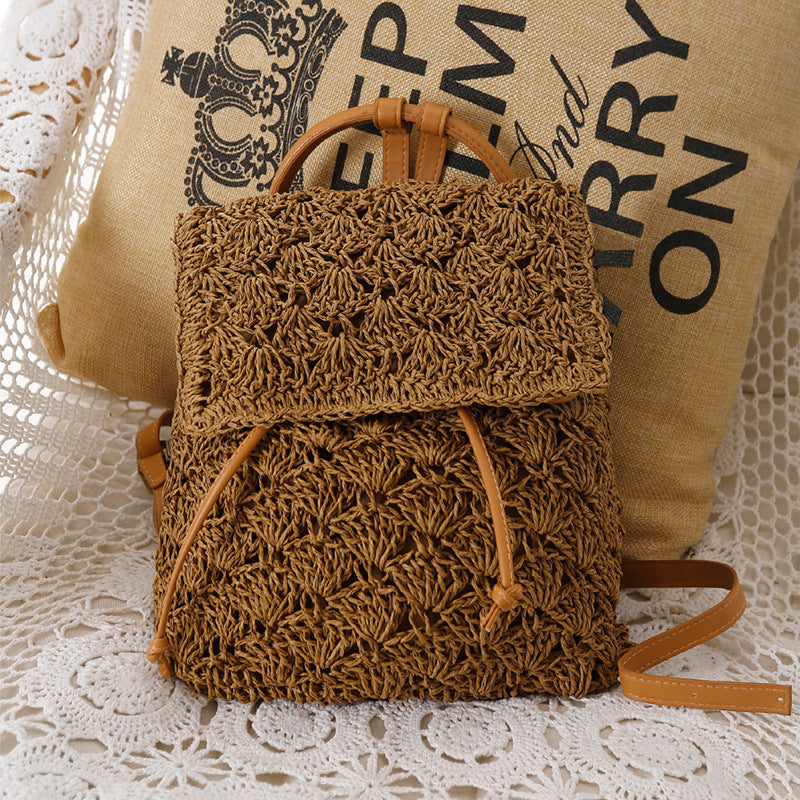 Lässige Rucksacktasche Aus Handgefertigtem Naturmaterial Brehn