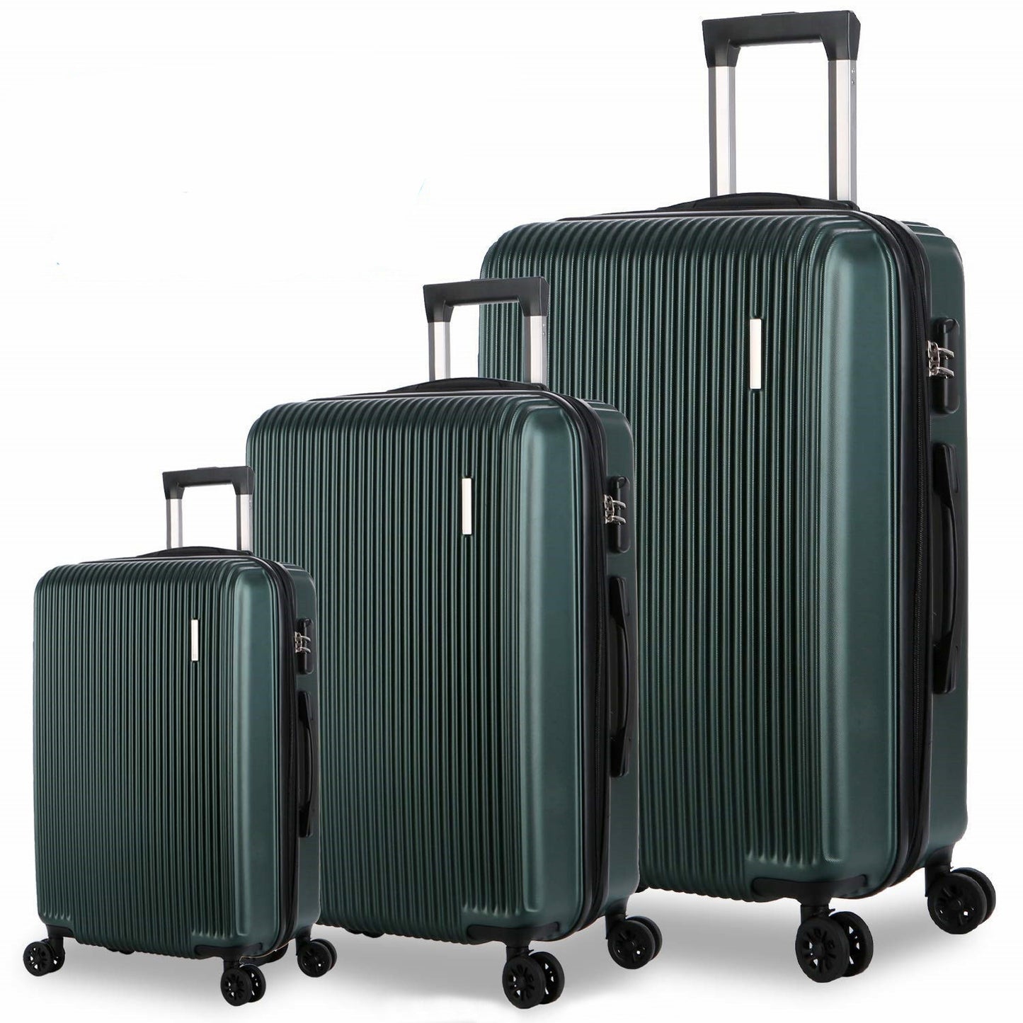 Unisex Drei-Teilig Erweiterbares Hartschalengepäck Set Brehn