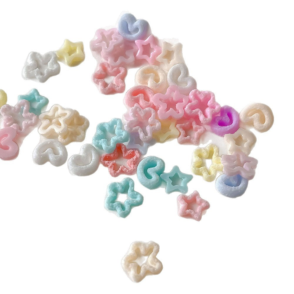 Farbige Gemischte Nagelkunst Charms