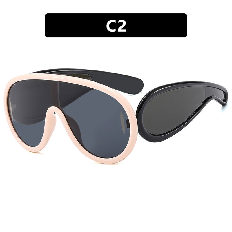 Damen modische Sonnenbrille mit abnehmbaren Gläsern Brehn