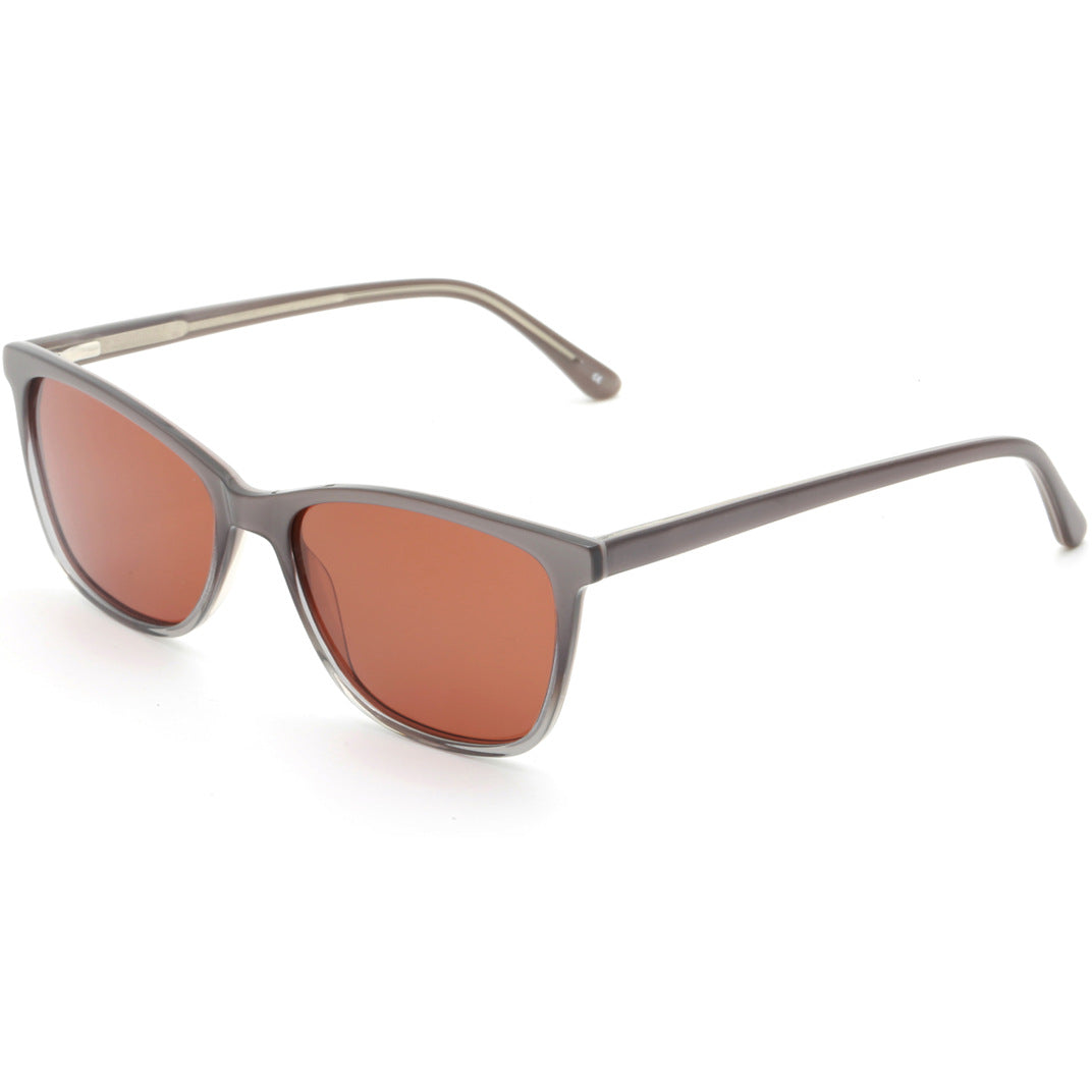 Damen moderne rechteckige Sonnenbrille Brehn