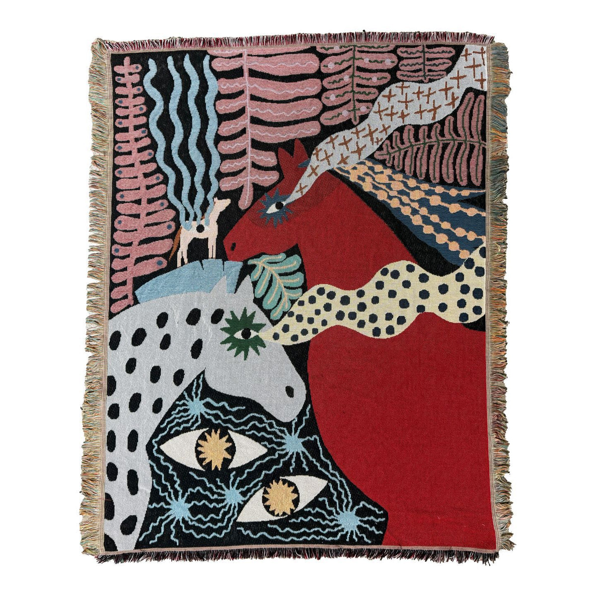 Künstlerisches Wandteppichwurfdecke