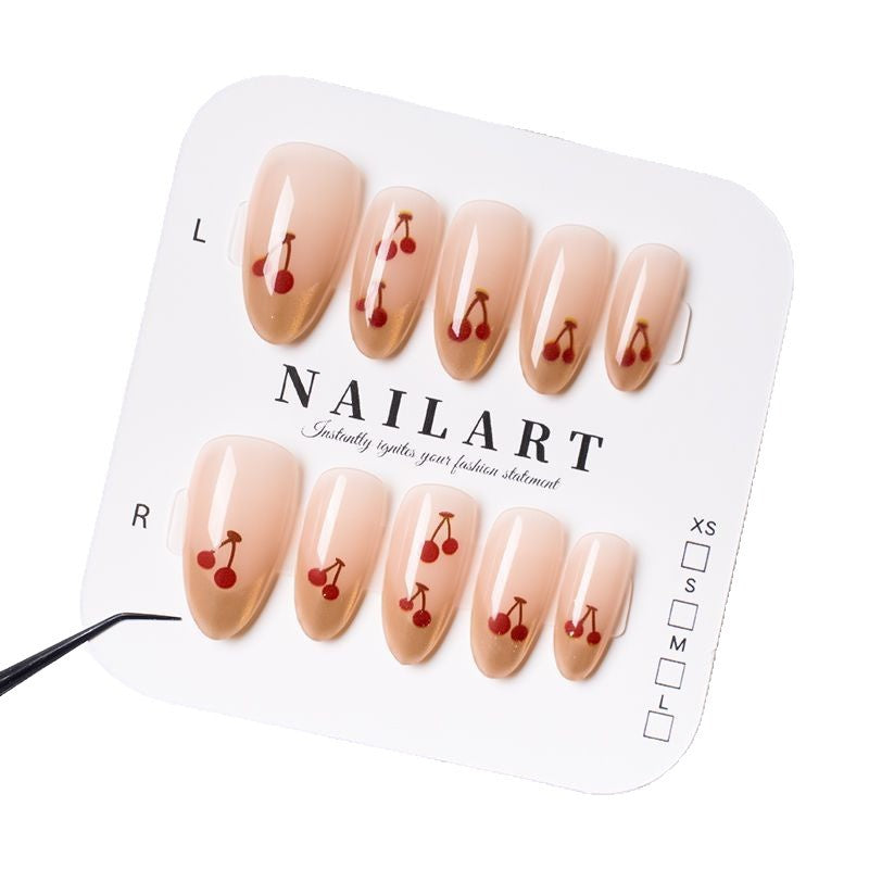 Cherry Blossom Press-On Nagelkunst Brehn