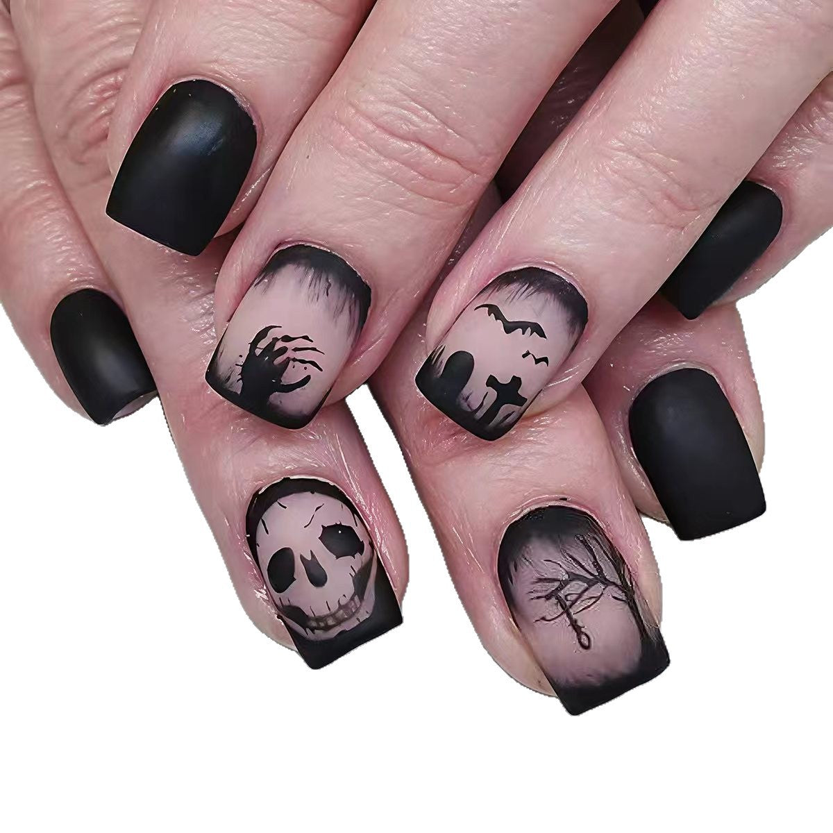 Kreative Kunstnägel Im Faszinierenden Halloween-Design Brehn