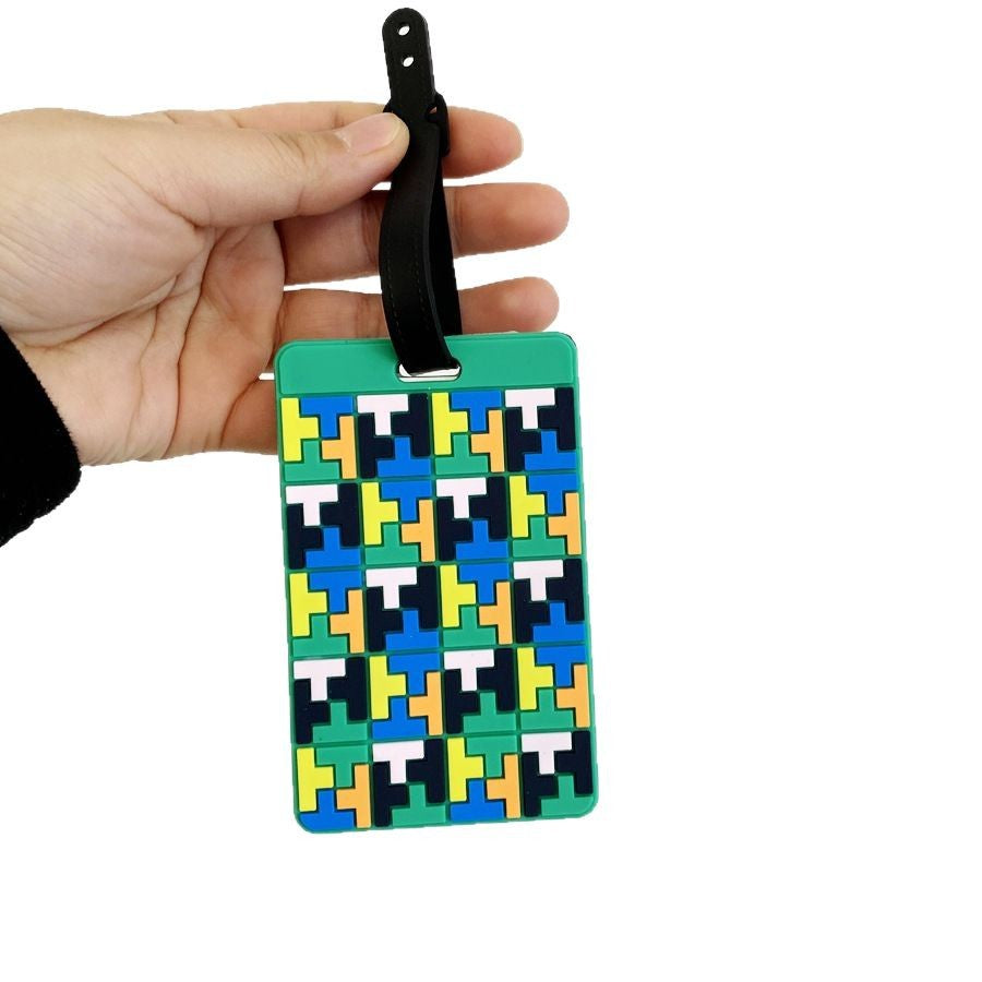 Puzzle Pattern Gepäck identifier Brehn
