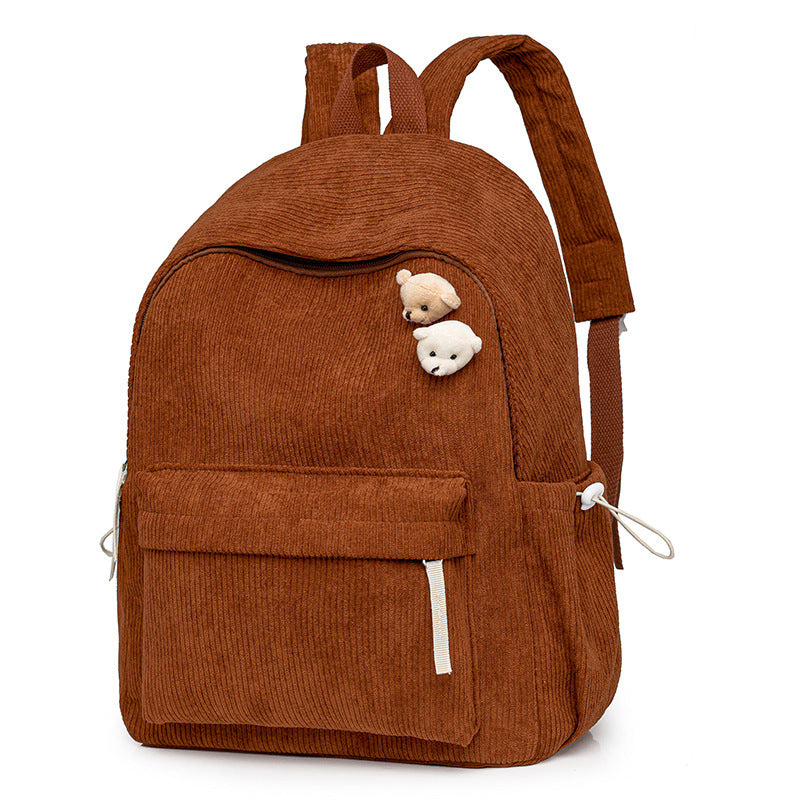 Niedlicher Plüschcharakter-Schulrucksack Brehn