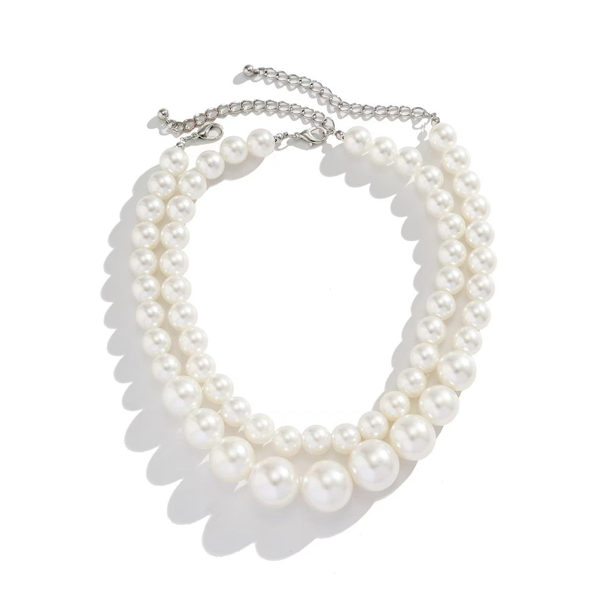 Elegante Perlenkette mit Doppeltem Strang Brehn