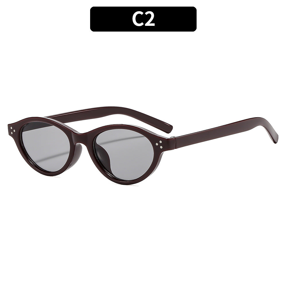 Retro Katzenaugen Sonnenbrille Modischer Stil