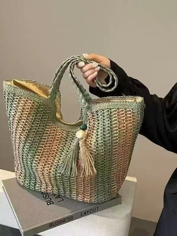 Großer Handgeknüpfter Shopper Brehn