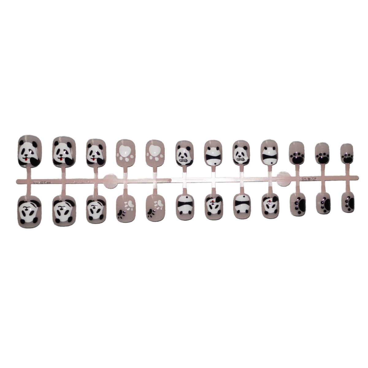 Kreatives Panda-Themen-Nagelkunst-Set