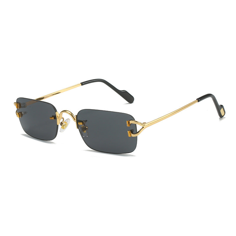Damen Designer-Sonnenbrille mit elegantem Metallrahmen und polarisierenden Gläsern Brehn