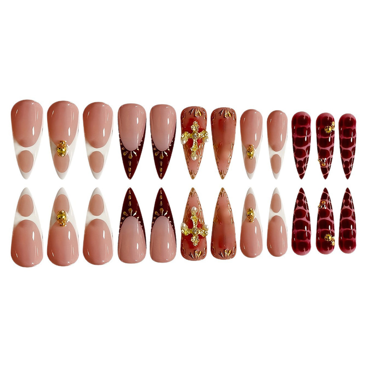 Elegante Sculpted Nagelverlängerungen Brehn