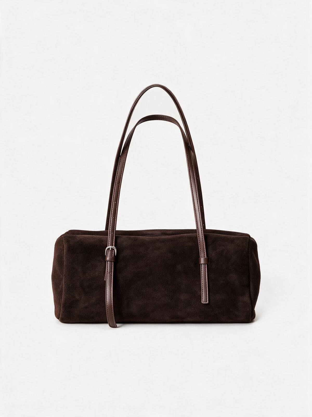Lange-Träger Wildleder Box Tote Tasche