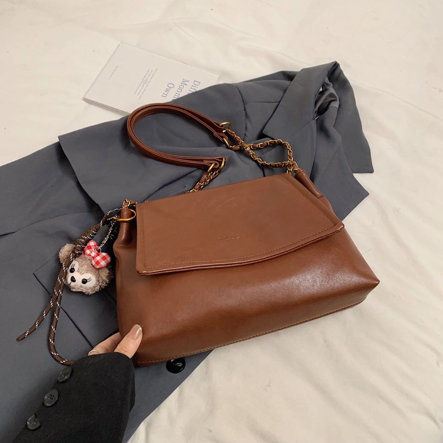 Moderne Kette-Trage-Handtasche Brehn
