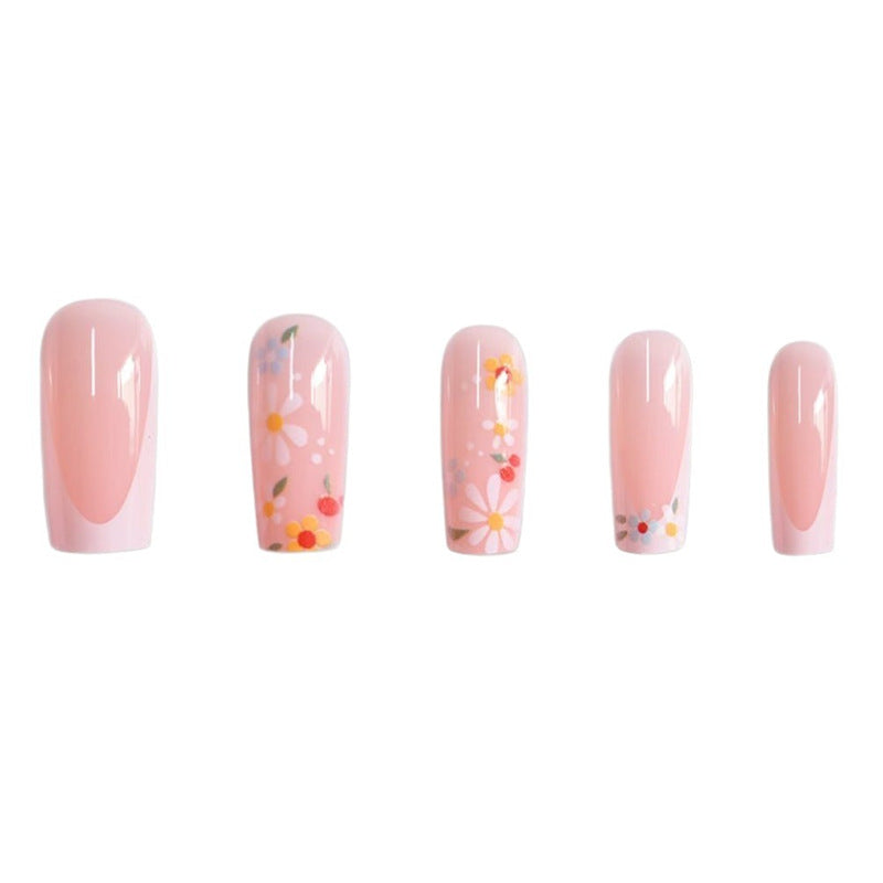 Florale Acryl-Nagelkunst Brehn