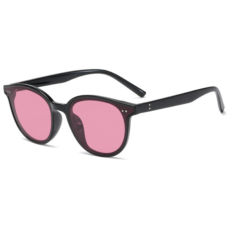 Damen runde Sonnenbrille mit stilvollem Design und UV-Schutz Brehn