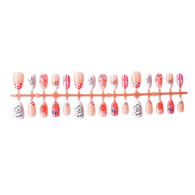 Kreatives Herz-Nageldesign Set Brehn
