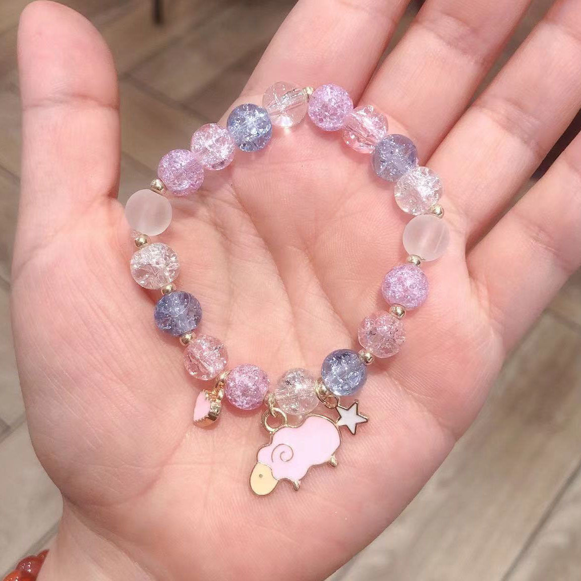Verspielt Perlen Charm Armband Brehn