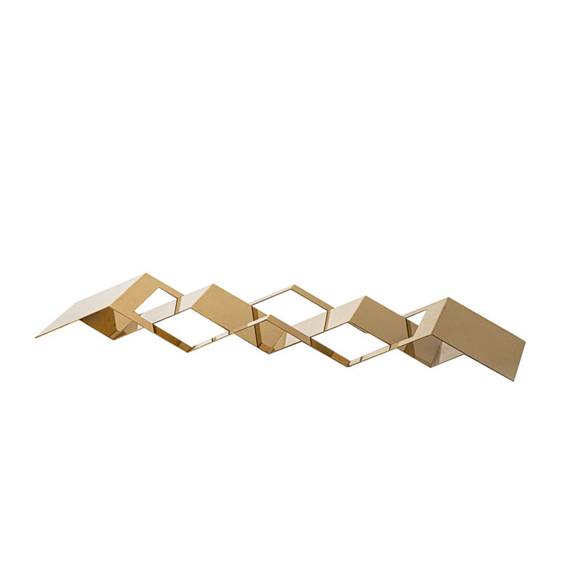 Künstlerische geometrische Metallskulptur