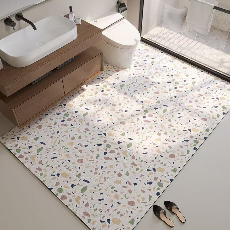 Terrazzo Stil Badezimmermatte Brehn