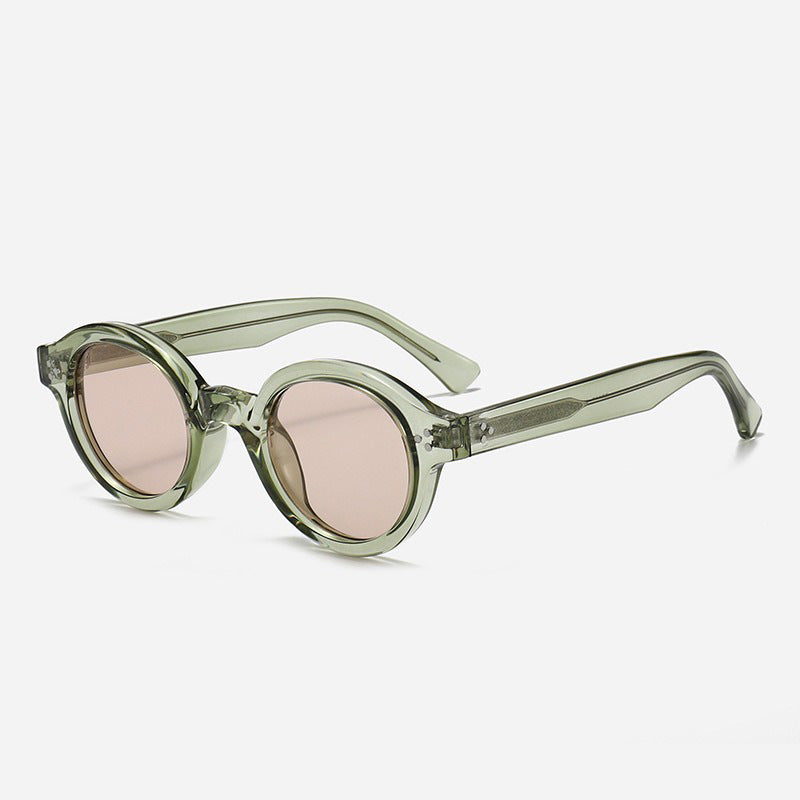 Damen Modische Rund-Sonnenbrille mit stilvollen Akzenten Brehn